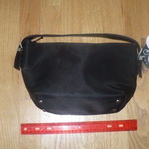 Mini Chang Black Luncheon and/or Evening Bag with 2 separate strap lengths